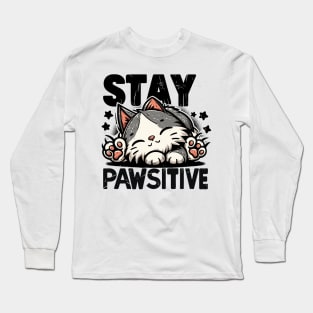 Stay Pawsitive Long Sleeve T-Shirt